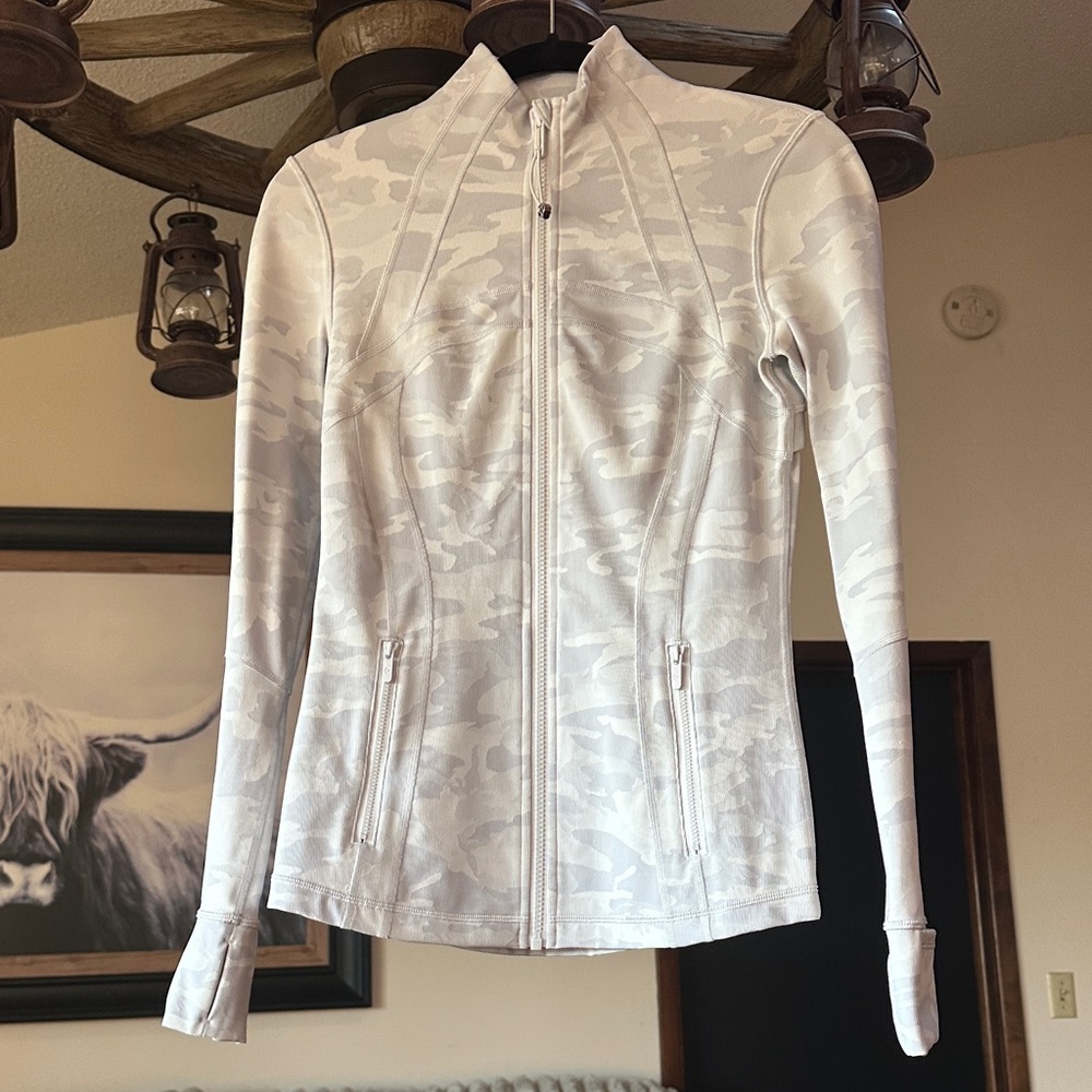 Lululemon Women's Align White Camouflage Jacket
